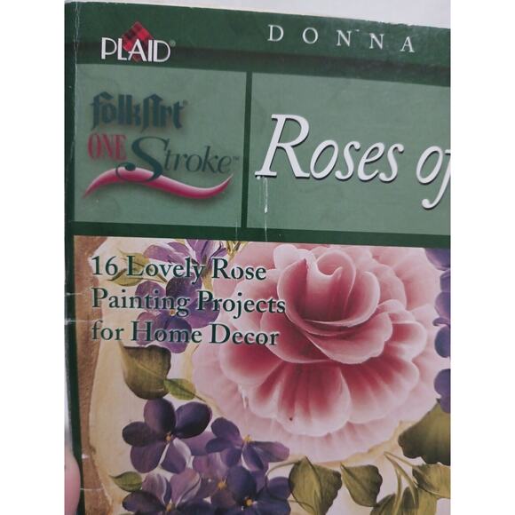 Donna Dewberry Roses Of All Kinds Book With DVD 16 Projects Plaid 9836 - Picture 2 of 8